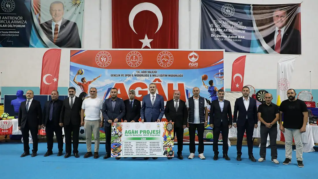 Ağrı’da 171 okula 22 bin 200 parça spor malzemesi dağıtıldı