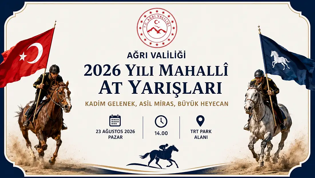 Ağrı'da kadim gelenek mahallî at yarışları için geri sayım başladı