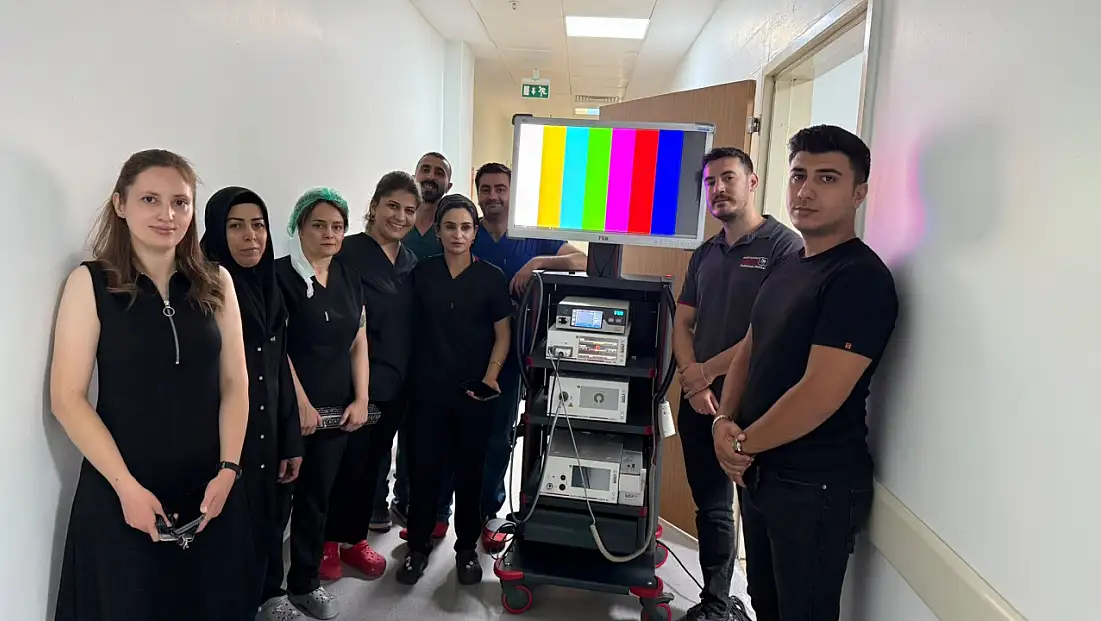 Ağrı Eğitim ve Araştırma Hastanesine yeni laparoskopi cihazı kazandırıldı