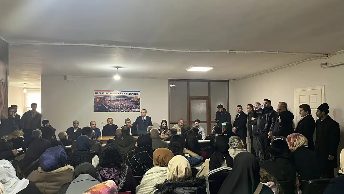 AK Parti Bitlis Güroymak’ta Ocak Ayı İlçe Danışma Meclisi Toplantısı Yapıldı