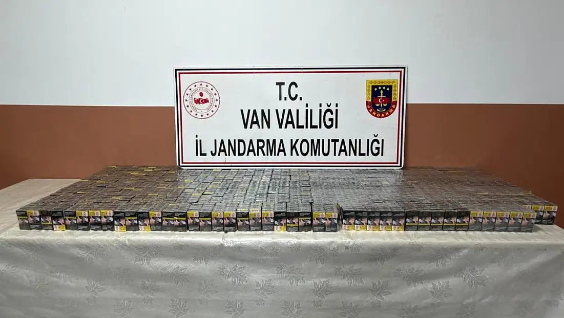 Başkale'de jandarmadan kaçak sigara operasyonu: 1540 paket ele geçirildi