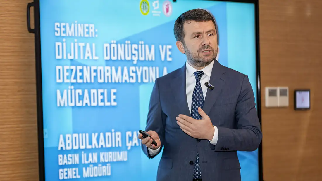 BİK Genel Müdürü Çay'dan genç gazetecilere uyarı: Teyit edemediğiniz haber gerçek değildir