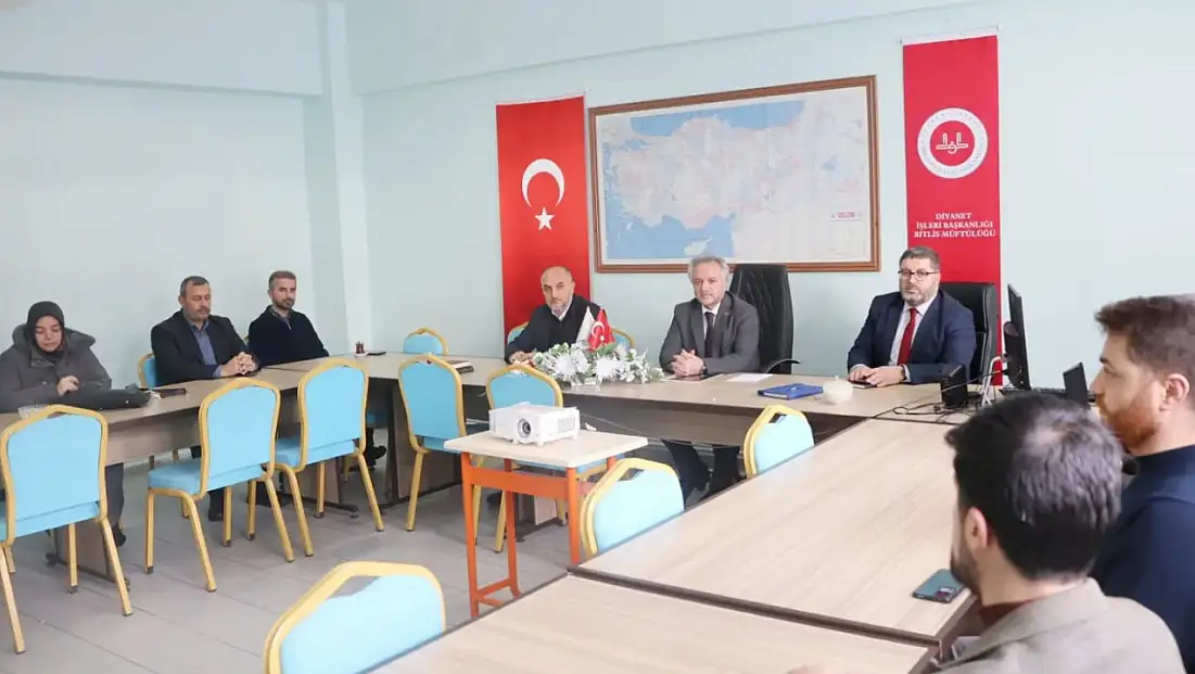 Bitlis İl Müftülüğünde Ramazan Öncesi Vaizlerle Değerlendirme Toplantısı