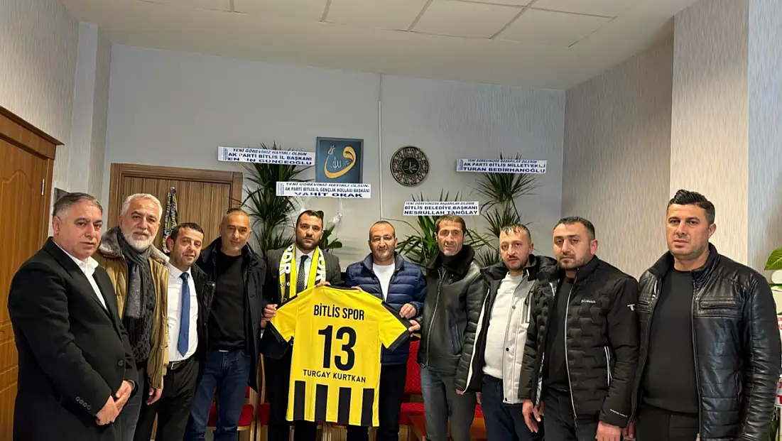 Bitlis Spor’dan Av. Turgay Kurtkan’a Hayırlı Olsun Ziyareti