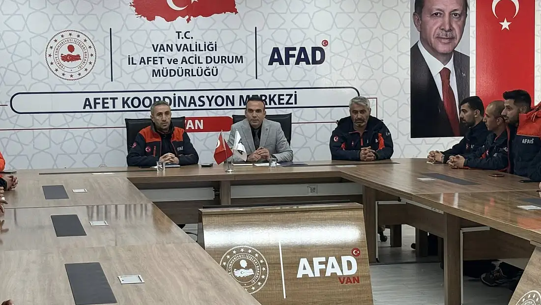 Çığda Arama Kurtarma ve Müdahale Eğitimlerinin 2. Grup Programı Van’da Başladı
