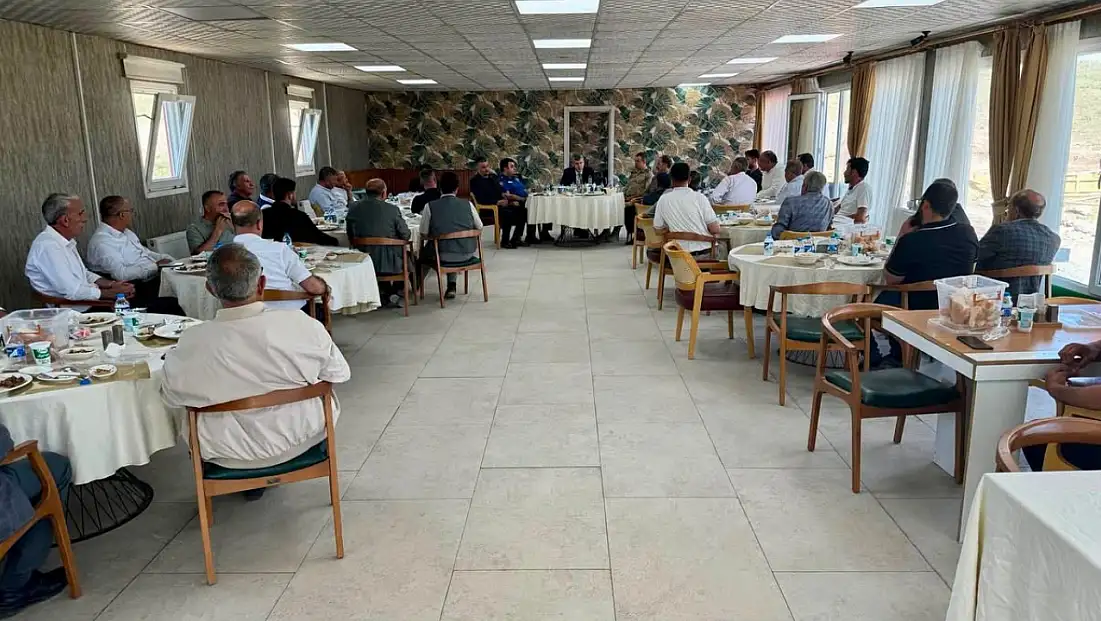 Diyadin'de muhtarların talepleri doğrudan Kaymakam'a iletildi