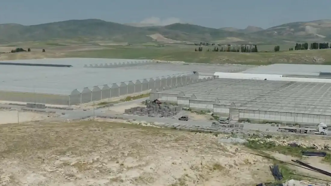Diyadin Jeotermal Sera OSB'de üretim için geri sayım başladı