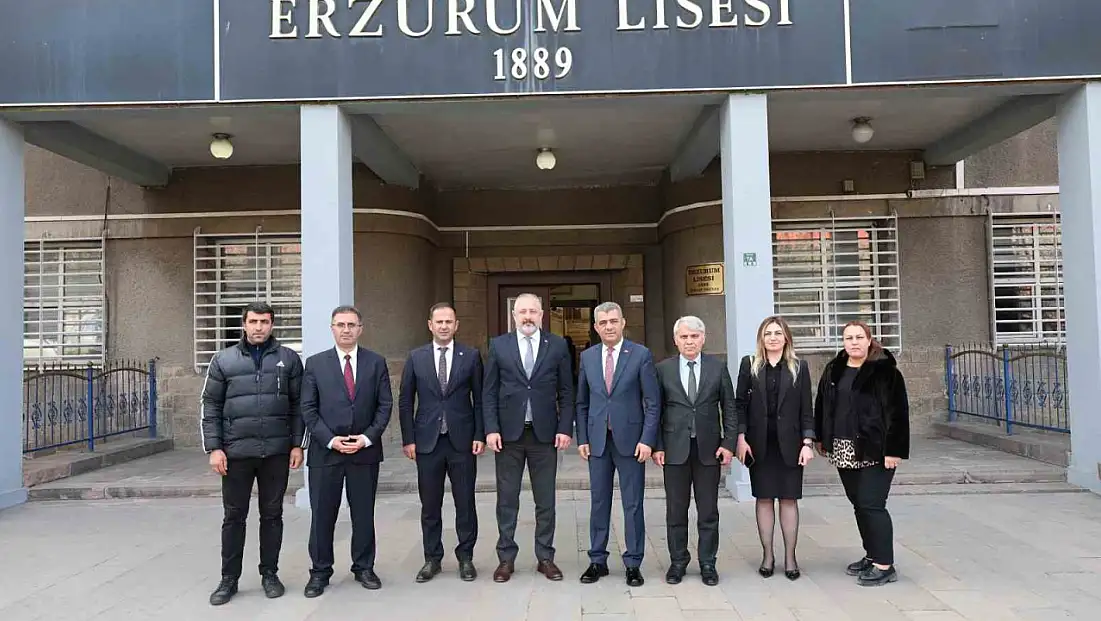 Ersin Karaman, Mezun Olduğu Erzurum Lisesi'nde Anılarını Tazeledi