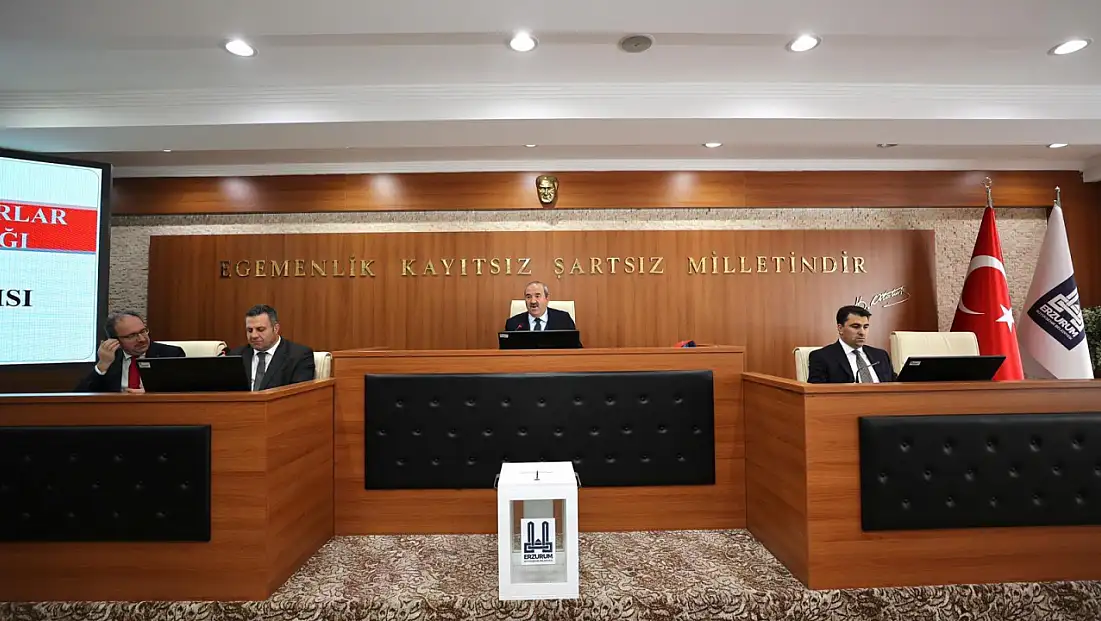 Erzurum Büyükşehir Belediyesi Ocak Ayı Meclis Toplantısı Gerçekleştirildi