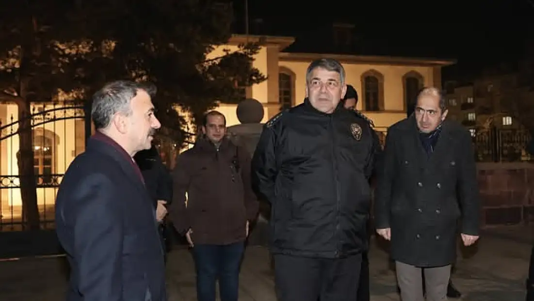 Erzurum’da Asayiş Uygulaması Yerinde Denetlendi