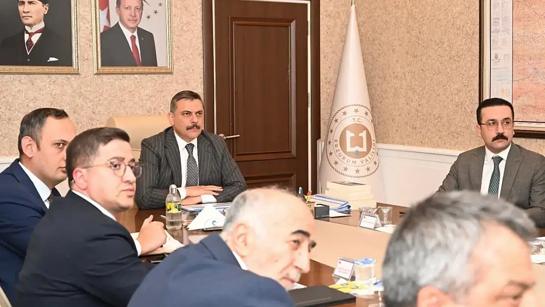 Erzurum'da Heyelan Değerlendirme Toplantısı Gerçekleştirildi