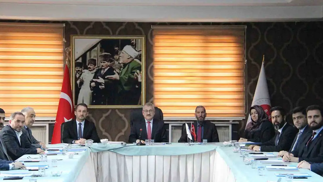 Erzurum'da İl Müftülüğü, ilçe müftüleri ile önemli toplantı gerçekleştirdi