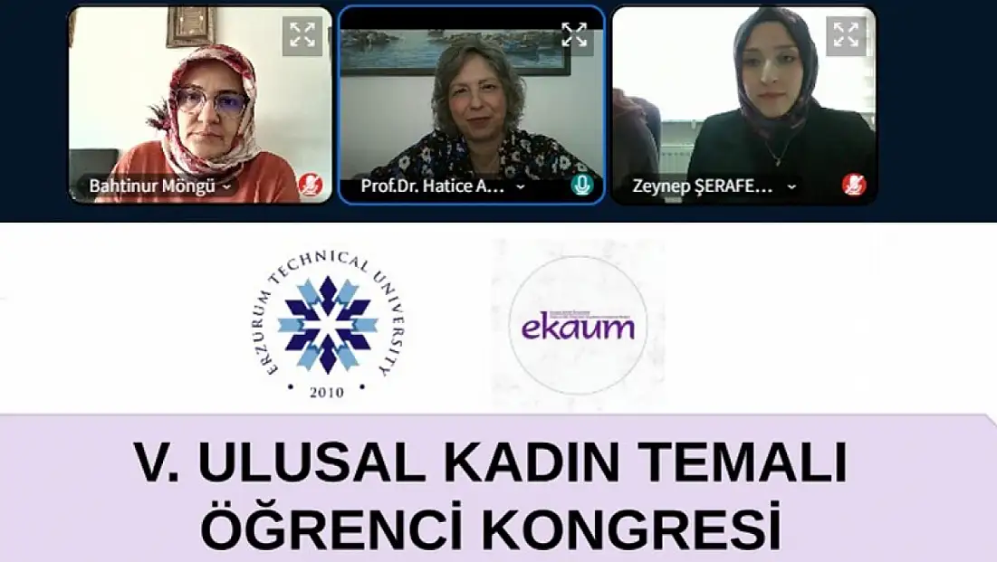 Erzurum'da Kadın Temalı Kongre: Toplumsal Cinsiyet Eşitliğine Farkındalık Yaratıldı
