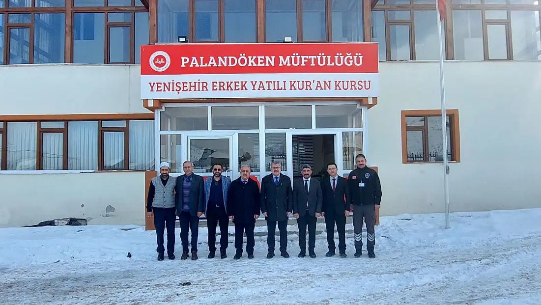 Erzurum İl Müftüsü Çapçı’dan Yenişehir Erkek Yatılı Kur’an Kursu’na Ziyaret