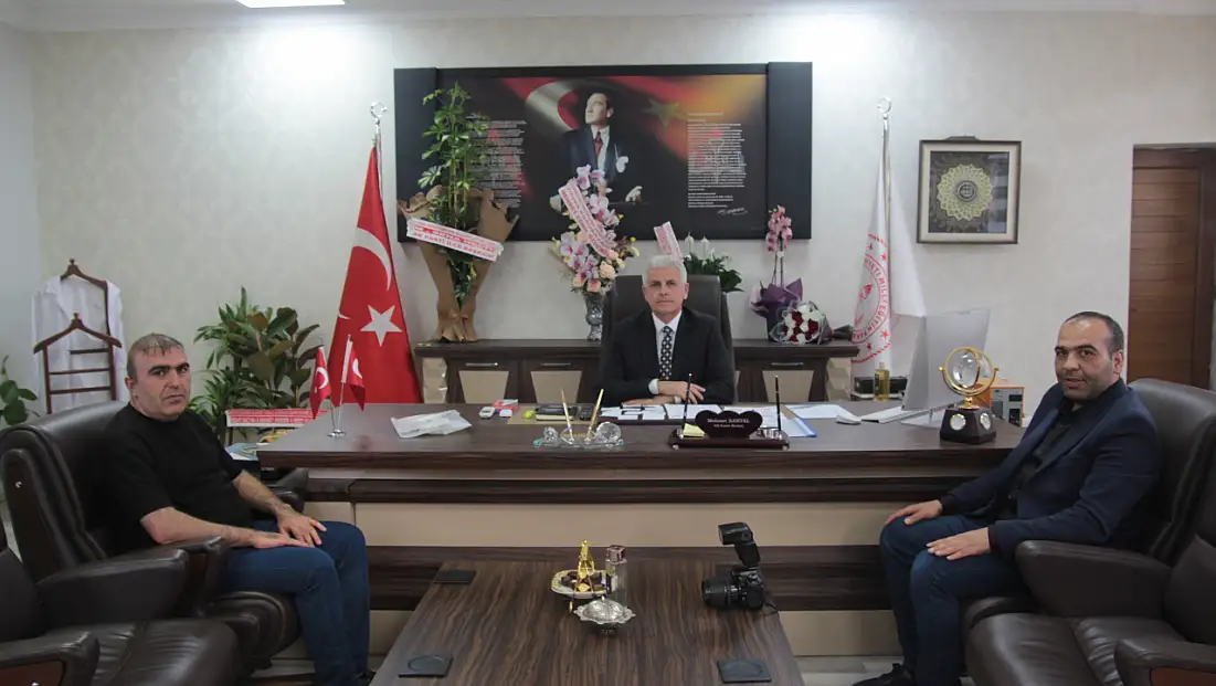 İlçe Millî Eğitim Müdürü Kartal’a ziyaret