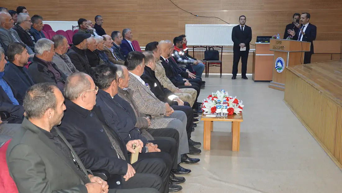 Kaymakam Poçanoğlu Muhtarlar Toplantısına Katıldı