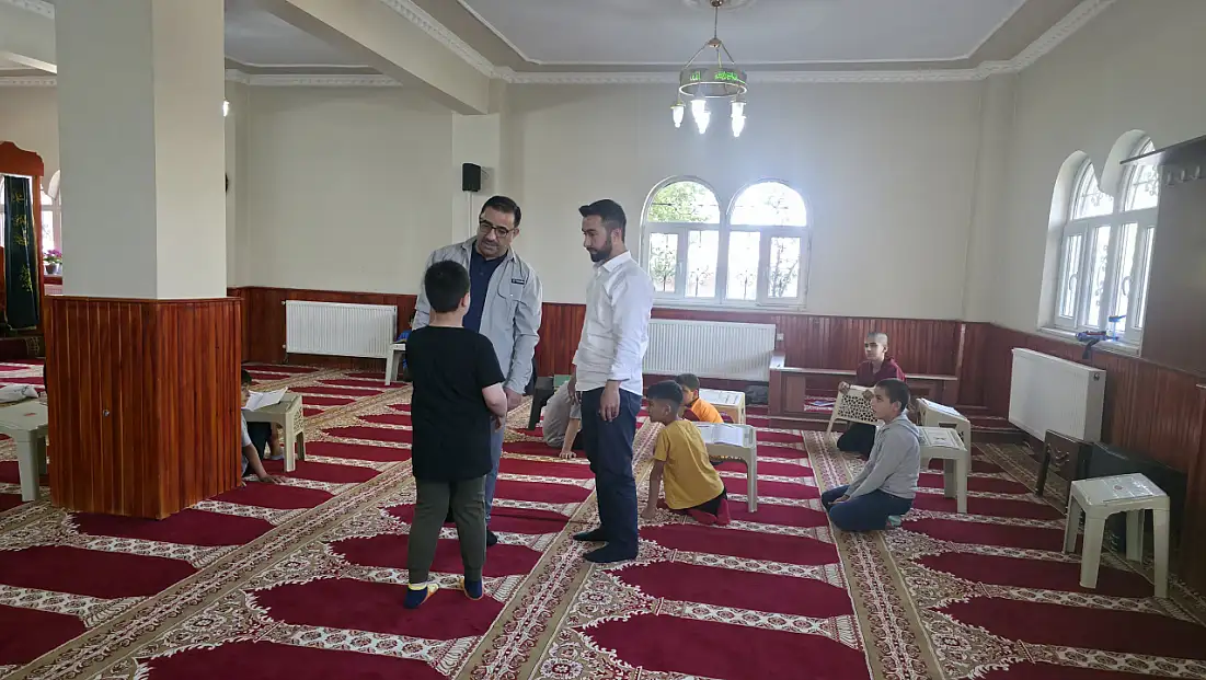 Müftü Yaz Kur’an kursu öğrencileri ile buluştu