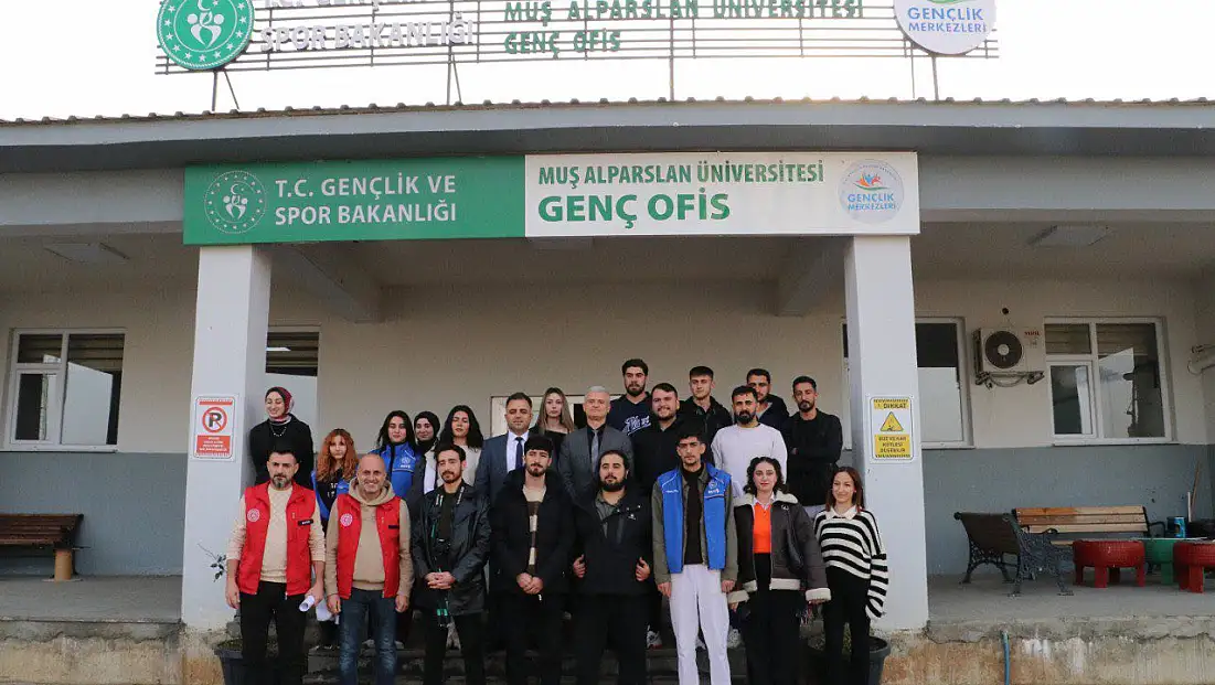 Muş Alparslan Üniversitesi Genç Ofisi’nde Kulüp ve Atölyeler İncelendi