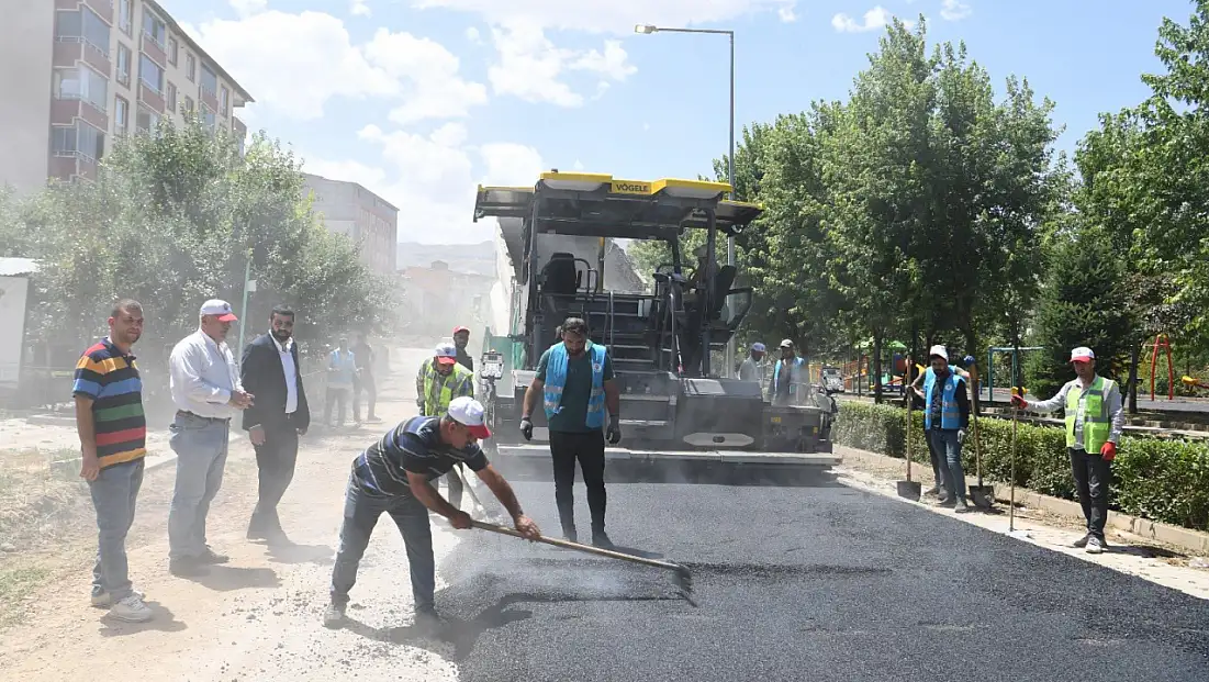 Muş’ta Lale Vadisi Parkı’nın Yolu Yenileniyor