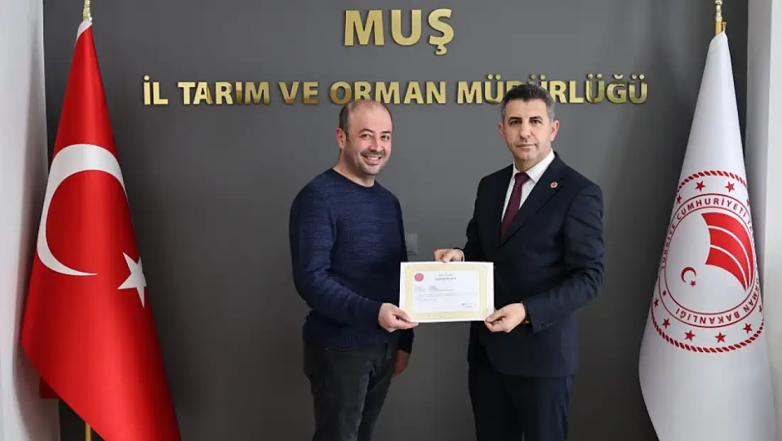 Muş' ta Özverili Çalışmalar Başarı Belgesiyle Taçlandırıldı