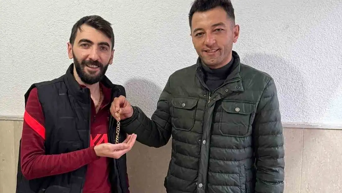 Patnos’ta kaybolan altın bileklik için sevindiren gelişme