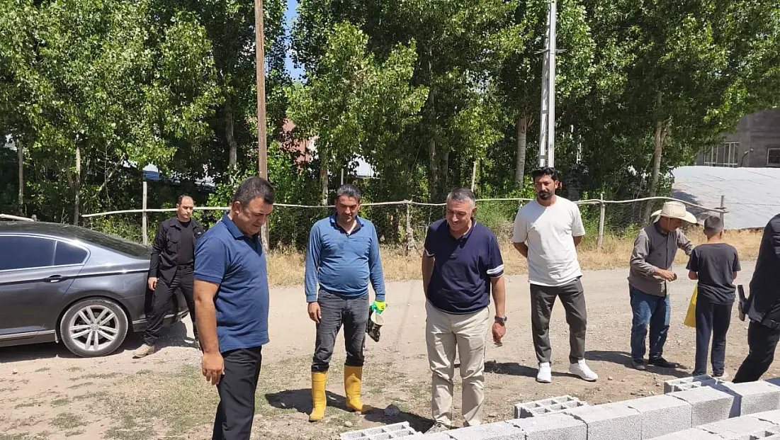 Patnos'ta okul yatırımları sahada takip ediliyor