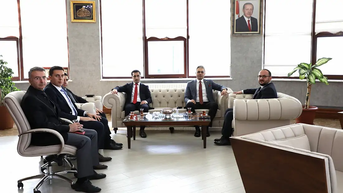 Rektör Alican, Maliye Başmüfettişi Selim Cülük ve Heyetini Ağırladı