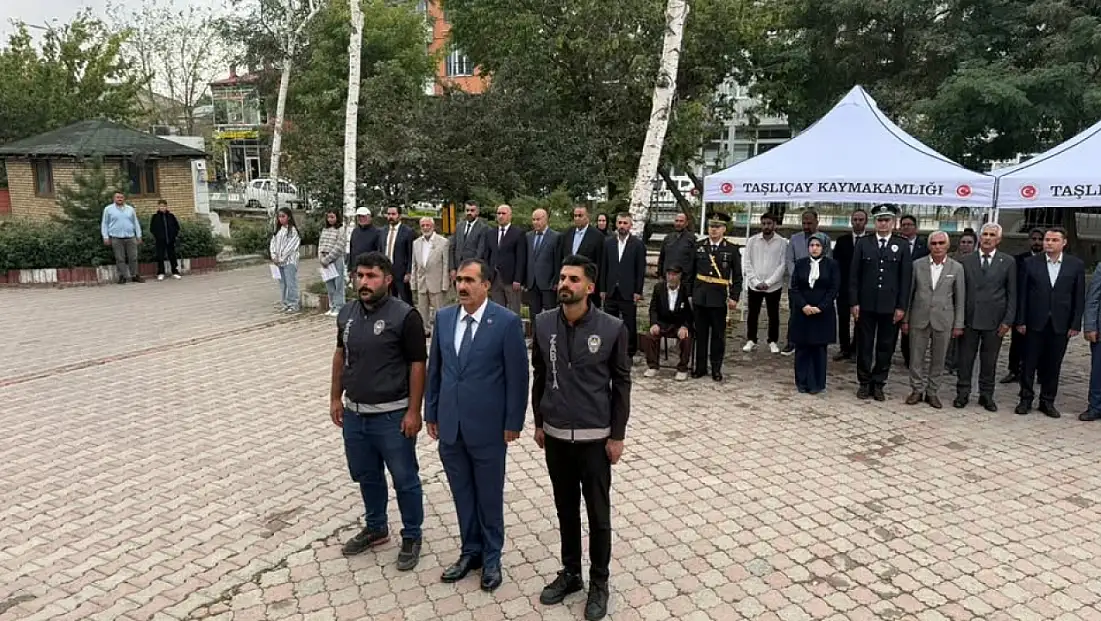 Taşlıçay’da Gaziler Günü’nde anlamlı tören