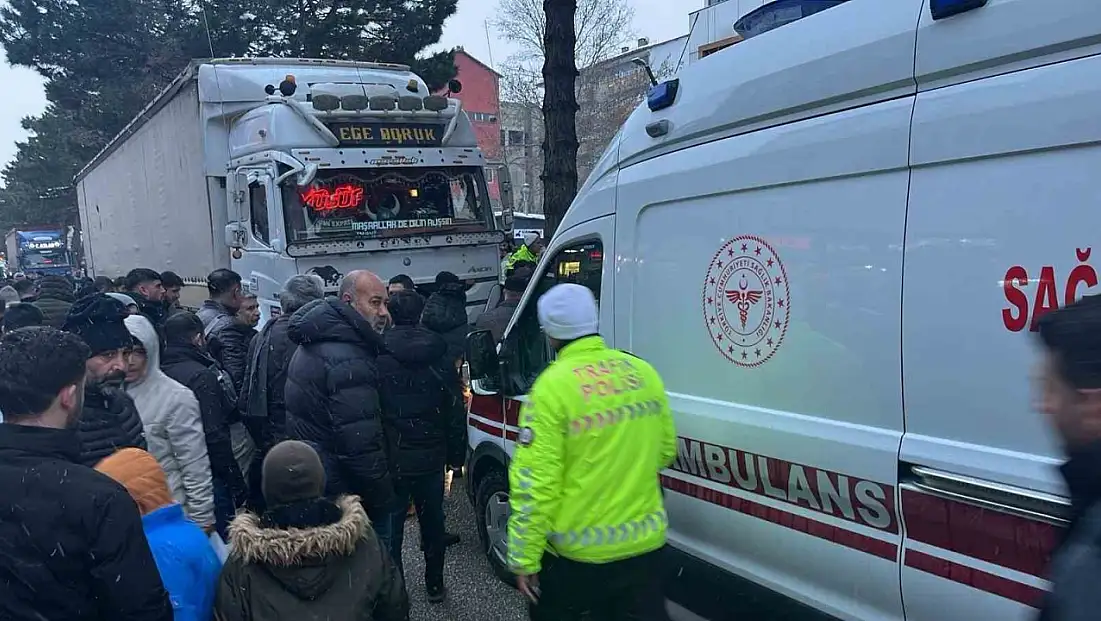 Tatvan'da tır kazası bir can aldı