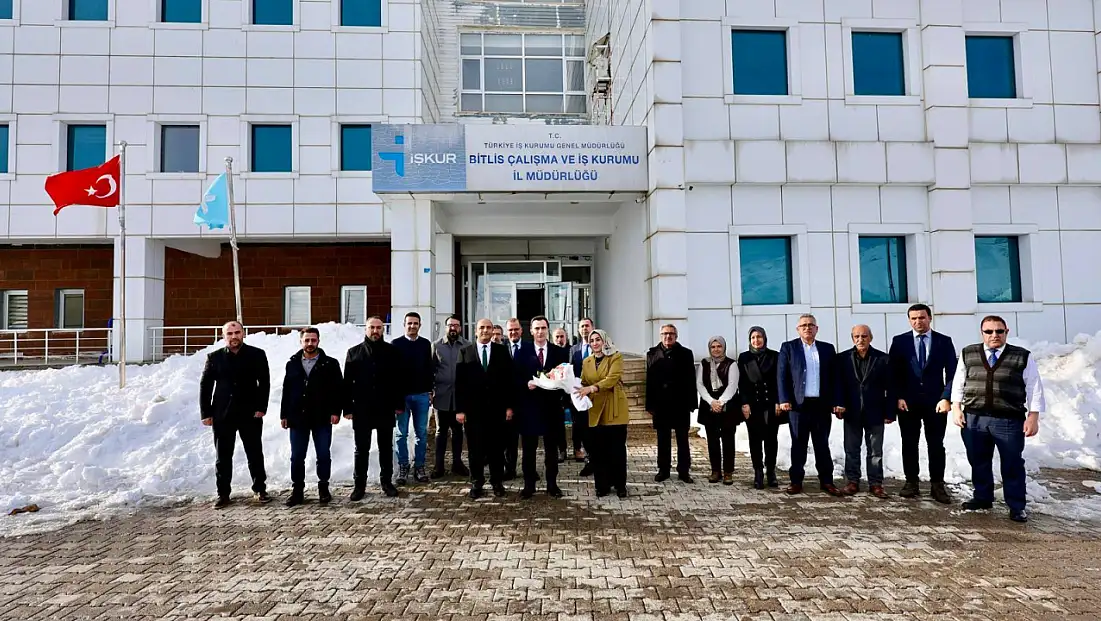 Vali Karakaya’dan Bitlis İŞKUR İl Müdürlüğüne Ziyaret