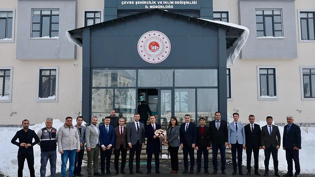 Vali Karakaya’dan Çevre, Şehircilik ve İklim Değişikliği İl Müdürlüğüne Ziyaret