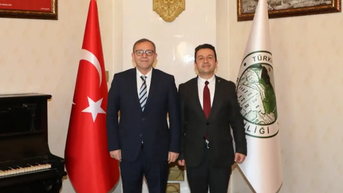 Vali Ziya Polat’tan Kerim Yonisoğlu’na Tebrik Ziyareti