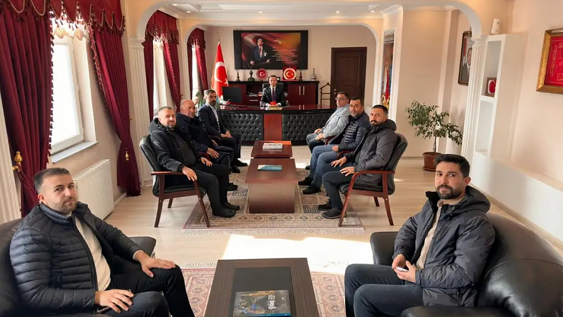 Van Çaldıran Esnaf ve Sanatkârlar Odası’ndan Kaymakam Bakan’a Ziyaret