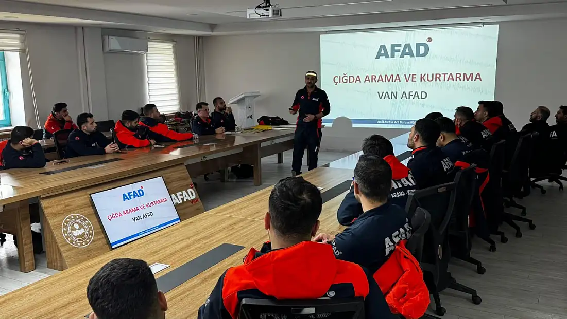 Van’da Çığda Arama Kurtarma Eğitimi Tatbikatla Tamamlandı