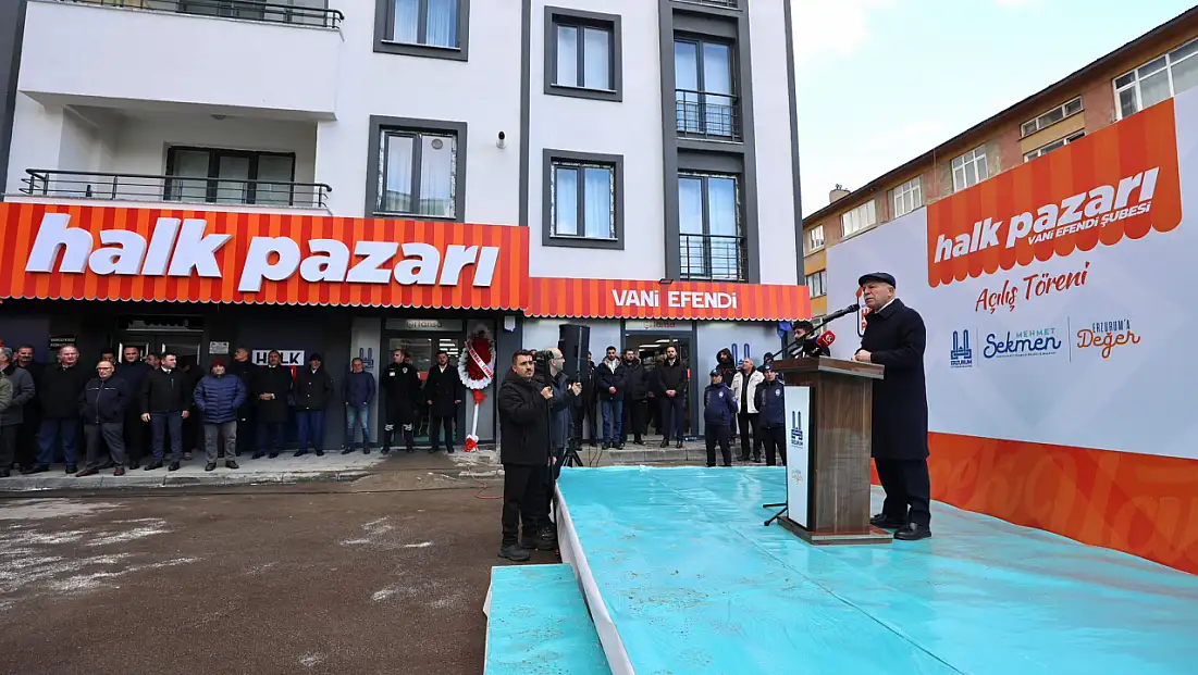 Vaniefendi Halk Pazarı Hizmete Açıldı