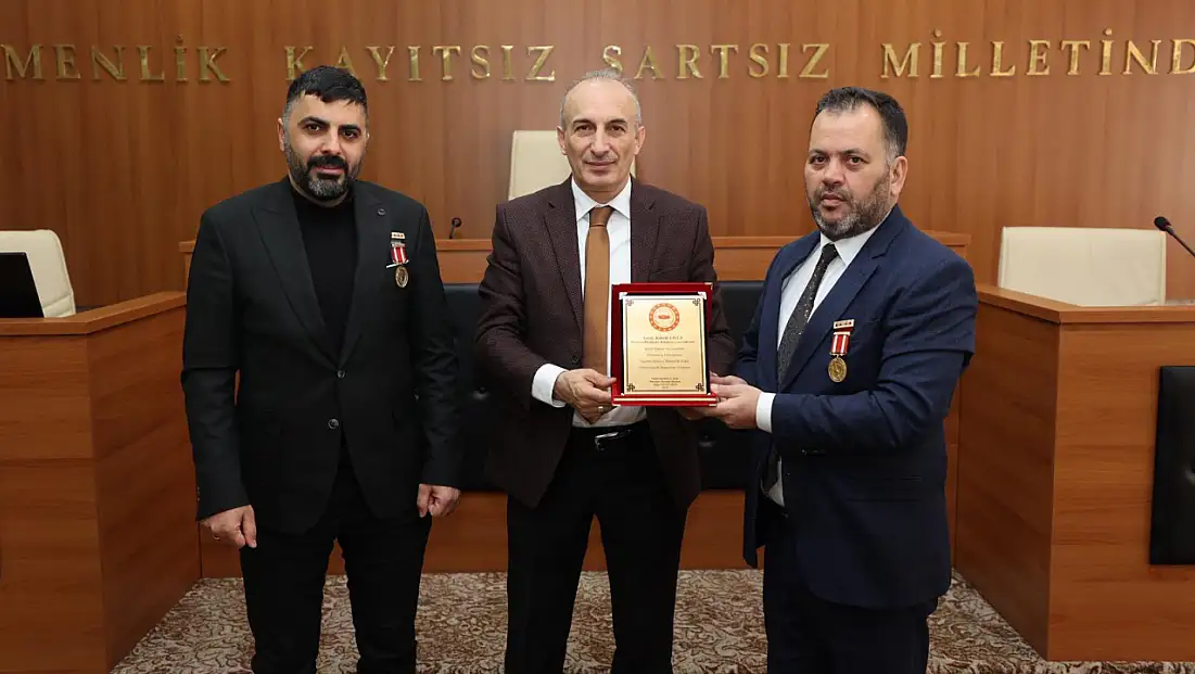 Vatan Gazileri ve Şehit Yakınları Derneği’nden EBB’ye Ziyaret