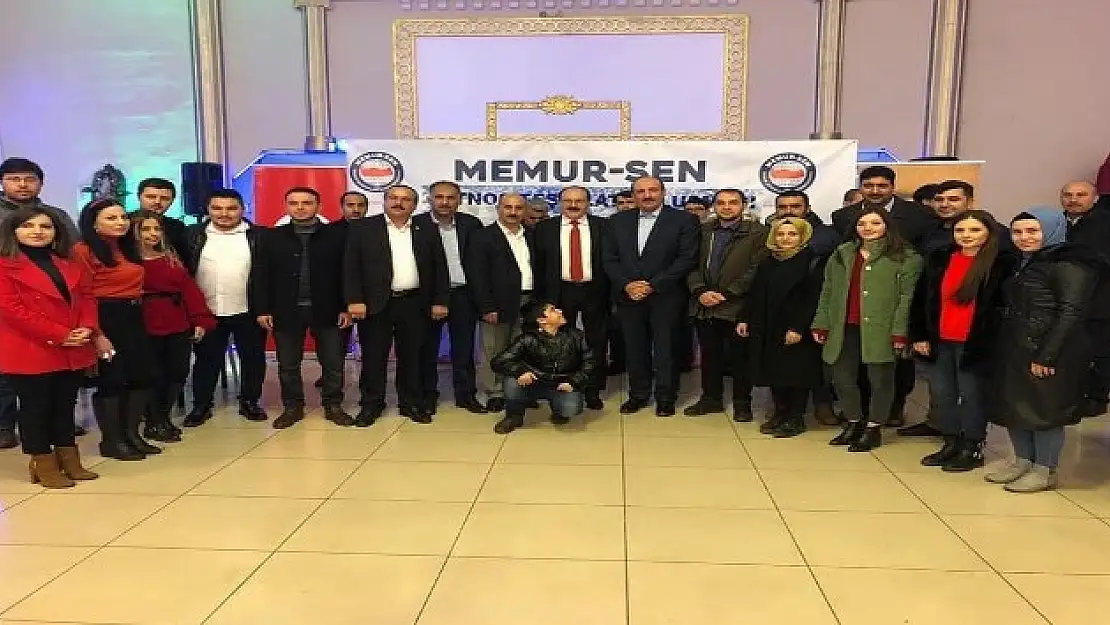 Memur-Sen Patnos teşkilat buluşması yapıldı