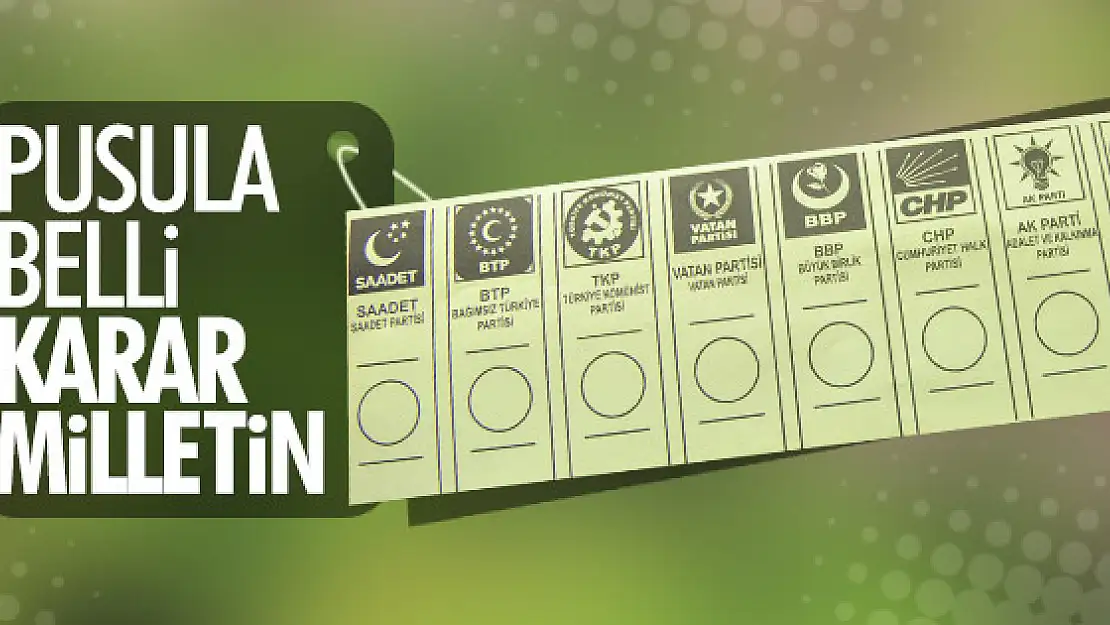 Ağrı'da oy kullanma saat kaçta başlıyor