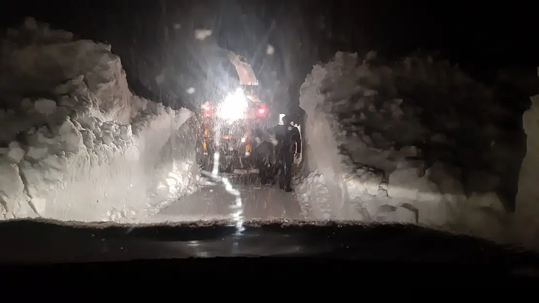 Ağrı'da kar nedeniyle kapanan yollar ulaşıma açıldı