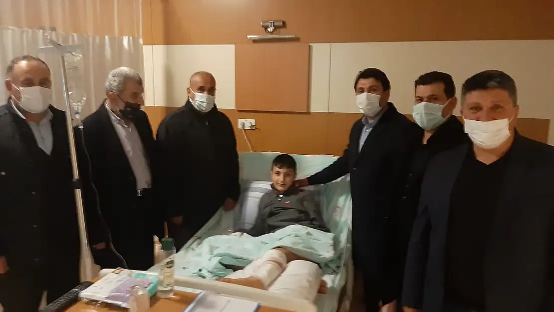 Başkan Yıldız, hasta ziyaretleri gerçekleştirdi