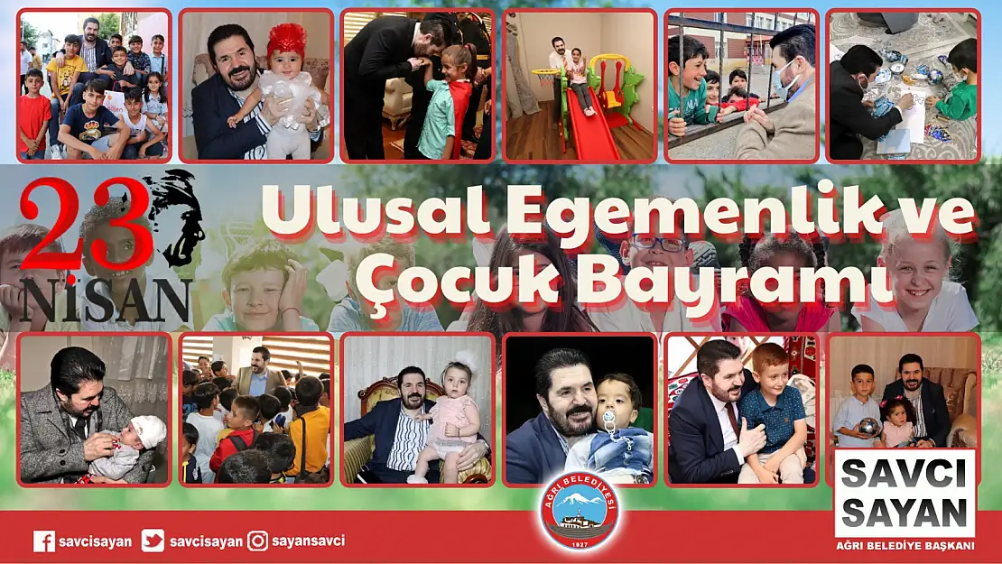 Başkan Sayan'dan 23 Nisan Ulusal Egemenlik ve Çocuk Bayramı Mesajı