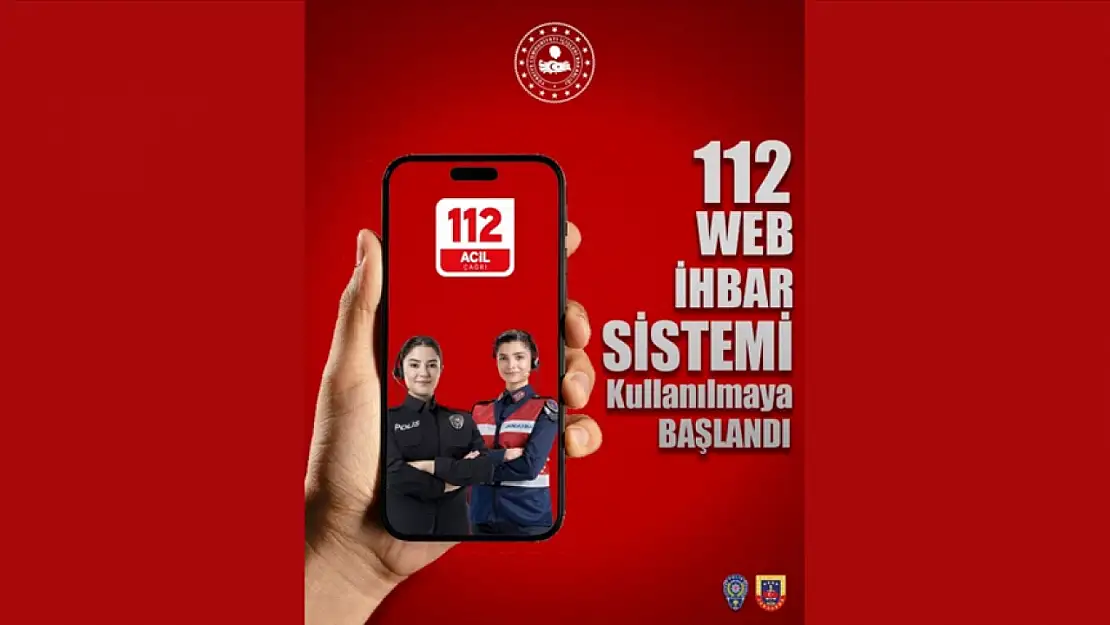 '112 Web İhbar Sistemi' ile internet üzerinden şüpheli durumlar bildirilebilecek