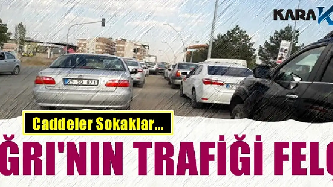 Ağrı'nın Trafiği Felç!