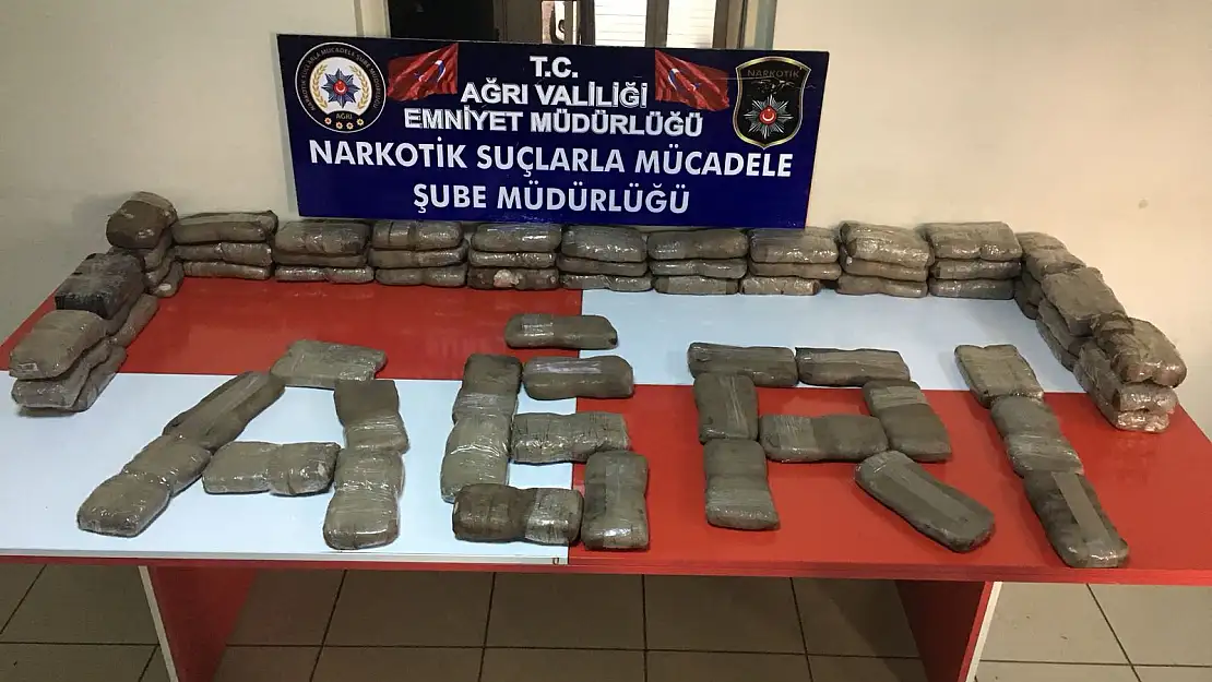 Ağrı'da eroin operasyonu