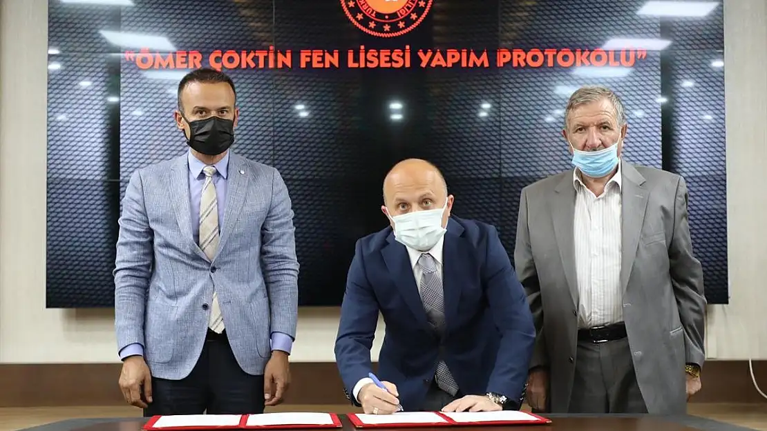 Doğubayazıt Ömer Çoktin Fen Lisesi yapım işi protokolü imzalandı