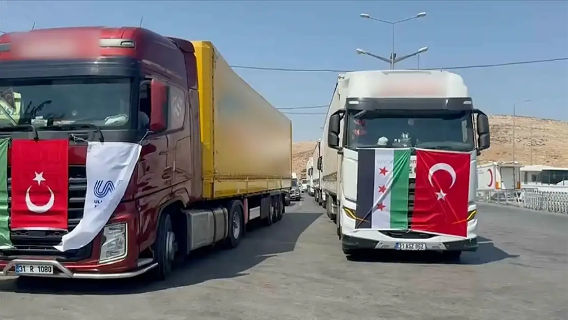 13 yıl sonra ticaret hattı açıldı: Türkiye-Suriye arasında ilk tırlar geçti