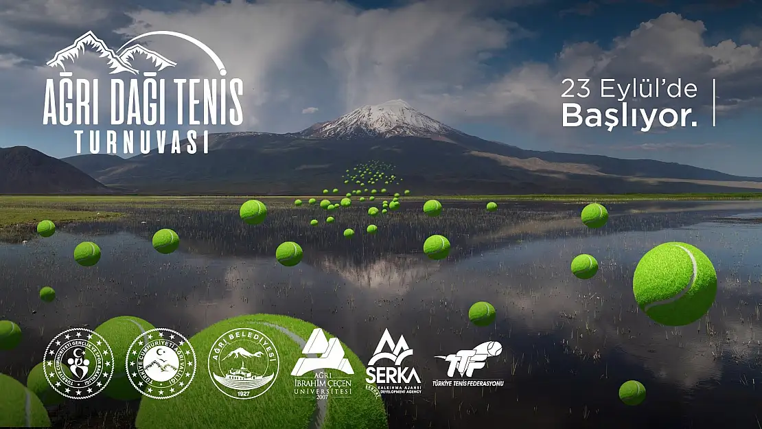 Ağrı'da Ulusal Tenis Turnuvası düzenleniyor