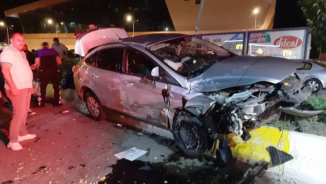 Ağrı'da trafik kazası bir yaralı