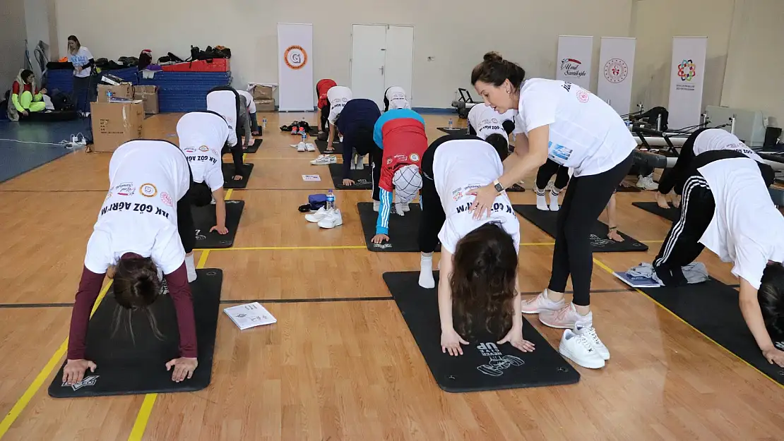 Ağrılı kadınlar pilates ile tanıştı