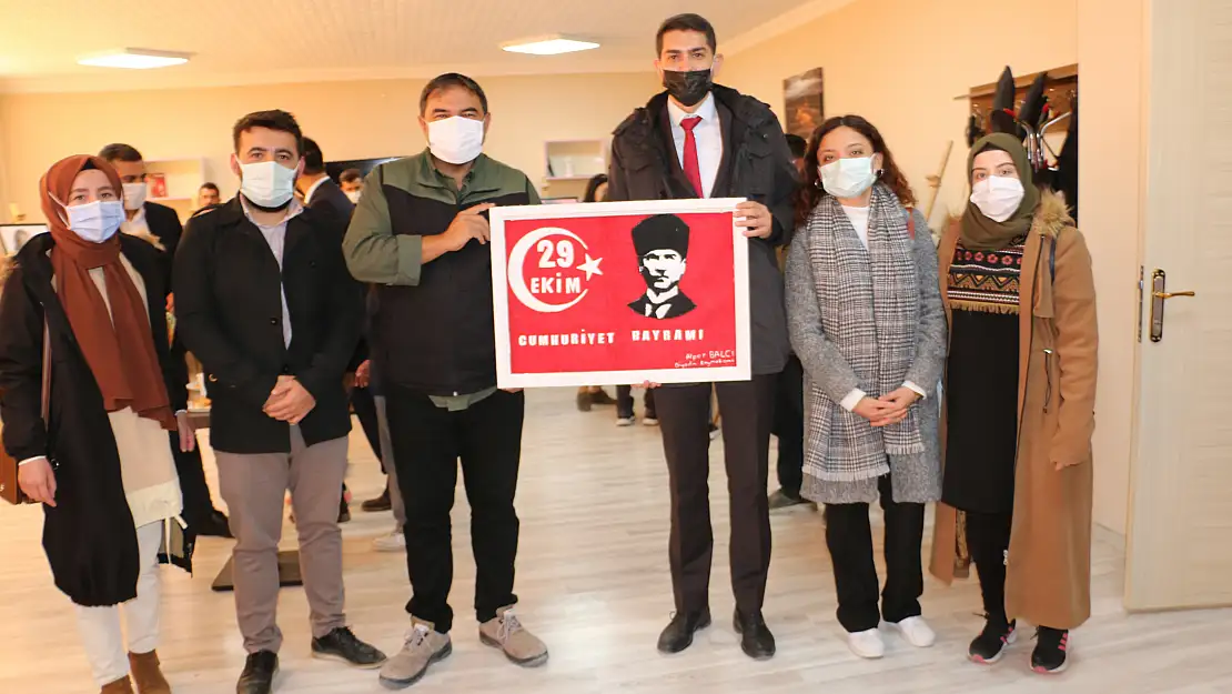 Diyadin'de resim sergisi açıldı
